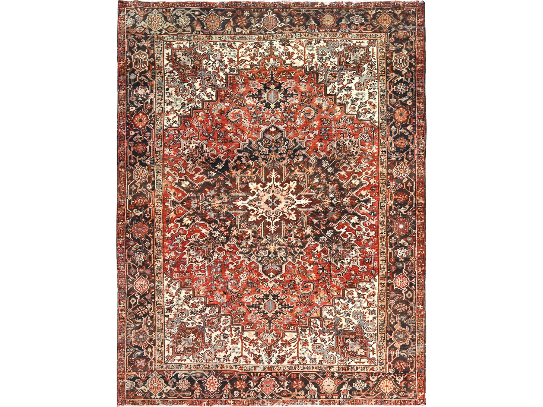 Overdyed & Vintage Rugs LUV741303